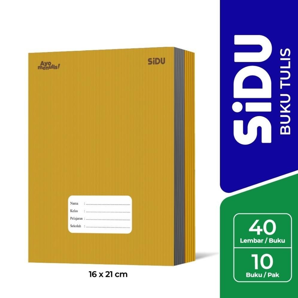 

[Kecil [Pelangi Stationery] Sidu Buku Tulis Kraft Cover Coklat 40 Lembar 10 Buku/Pak 210 X 160 Mm Da-17