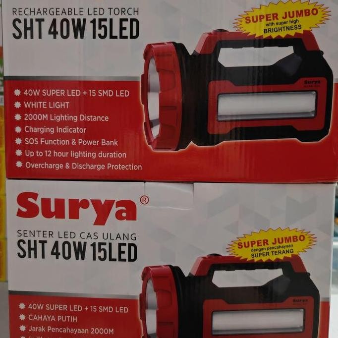 PROMO senter surya sht 40w 15 led