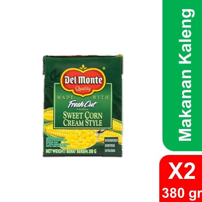 

READY STOK Delmonte Cream Style Corn Tetra 2 x 380 gr Siap kirim