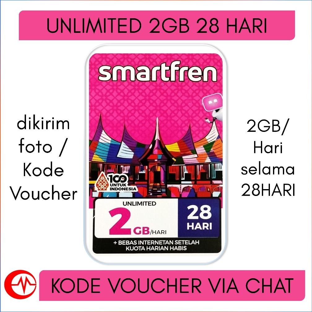 Voucher Smartfren Unlimited 2Gb 28 Hari