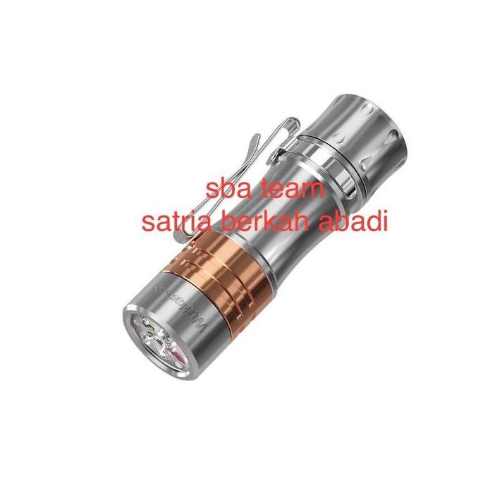 wurkkos ts10 v2 senter titanium with original battery not fenix