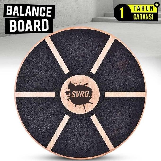 NEW - SVRG. Balance board Wobble Board - Papan Latihan Keseimbangan - Gym