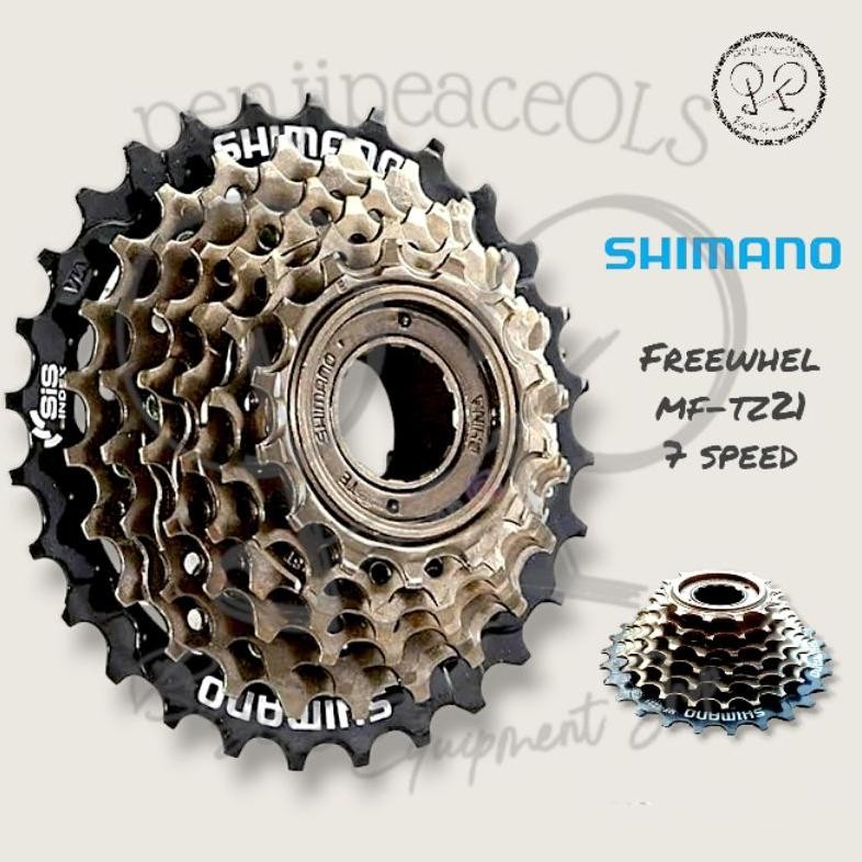 Hot Freewheel Shimano 7 Speed Freewhel Pacific Drat Sprocket Megarange 7 Speed Ulir Shimano Gir Bela