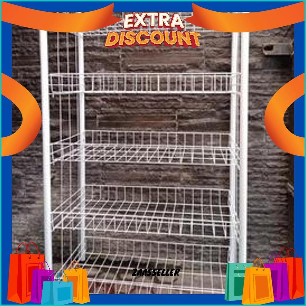 Rak Chiki / Rak Chiki 4 Susun / Rak Chiki Jumbo/ Rak Chiki 4 Tingkat / Rak Chiki / Keranjang Chiki S