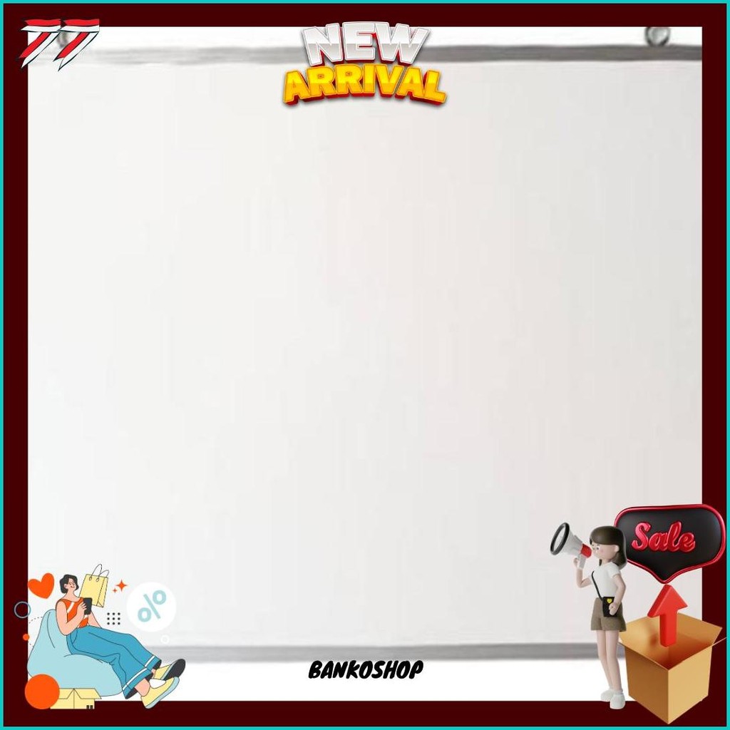 

Papan Tulis 60X90Cm Spidol Dan Kapur Whiteboard / Blackboard Ukuran 60X90 Cod