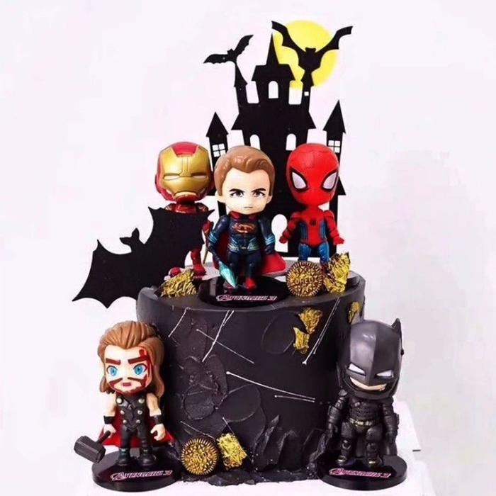 TP Figures Batman Superman Spiderman Ironman Captain America Thor Avenger