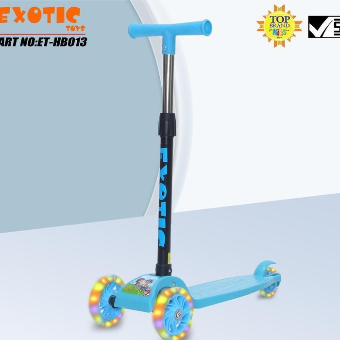 TP Exotic Scooter ET-HB013 (ET-HB013) - Mainan Scooter Anak Manual Lampu Roda Skuter