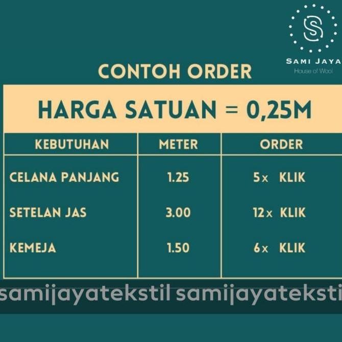 Kain Bahan Jas & Celana BOSS EXCHANGE Wool Putih