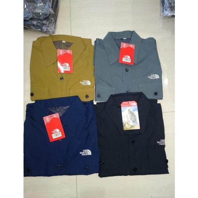 Kemeja Tactical Lengan Panjang Pria - Kemeja PDL Lapangan Outdoor TNF