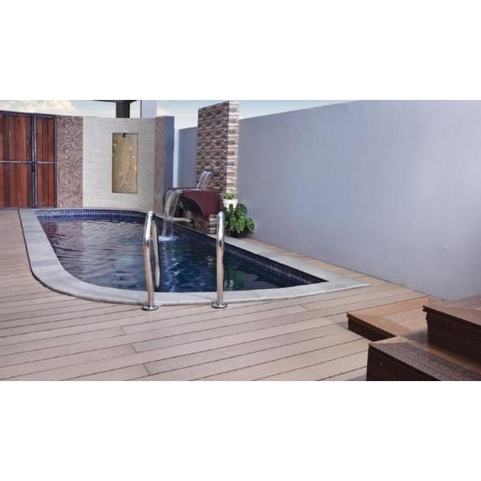 WPC HPC Baliwood lantai kayu tile decking pesanan A/N Pak ry**