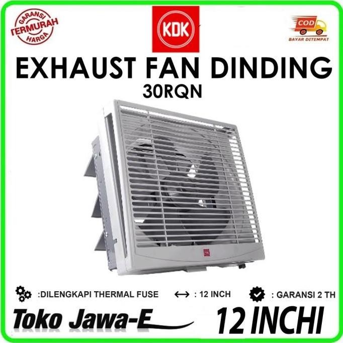 KDK 30RQNS EXHAUST FAN/HEXOS FAN DINDING 12 Inch