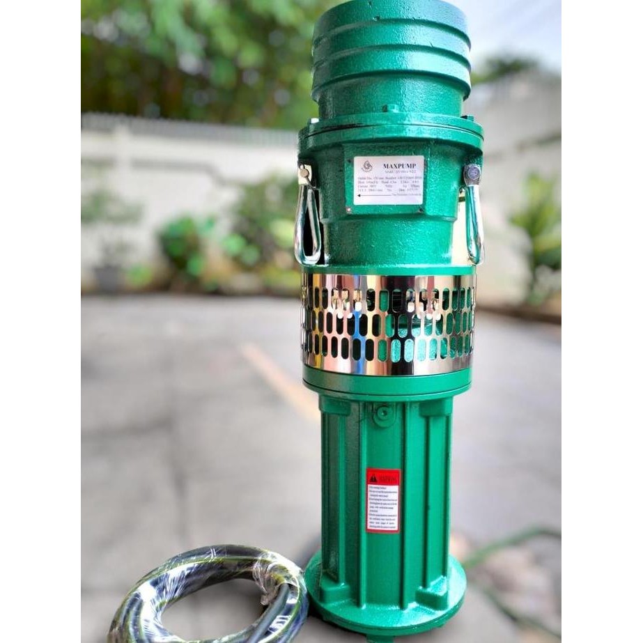 MAXPUMP QY165-7-2.2 Mesin Pompa Air Celup 3Hp 4" Submersible Water Pump Tambak Udang Power 2200Watt 