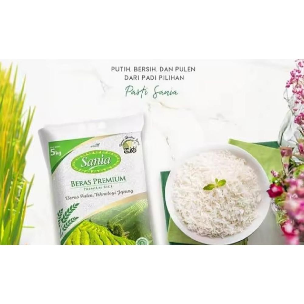

Beras Premium Sania, Beras Kepala Super 5Kg Beras Sehat Kualitas Terjamin