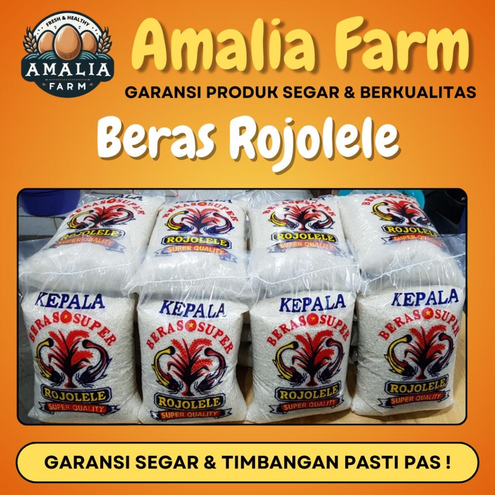 

Amalia Farm - Beras Rojolele 5Kg Kualitas Super