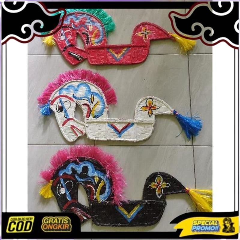New Stock Jaranan Kecil/ Kuda Lumping Kecil/Kuda Lumping Mainan Anak Nvm