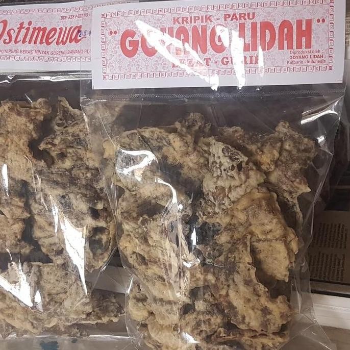 

JR26 SALE : KRIPIK PARU GOYANG LIDAH 250 GRAM