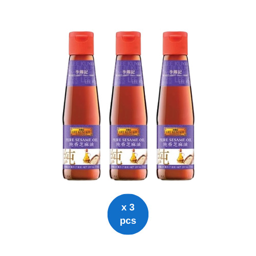 

Lee Kum Kee Pure Sesame Oil 207 mL x 3 pcs