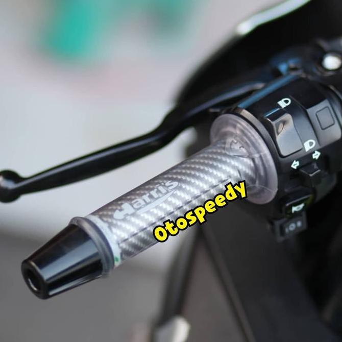 Handgrip Harris Carbon Grip Harris Ninja 250 R15 R25 MT25 Xabre CBR250 New Carbon