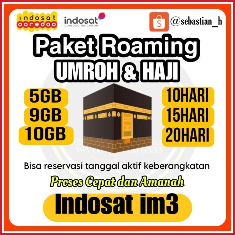 Termurah Roaming Umroh Haji Indosat , Internet Umroh Im3 , Roaming Im3 , Paket Internet Umroh