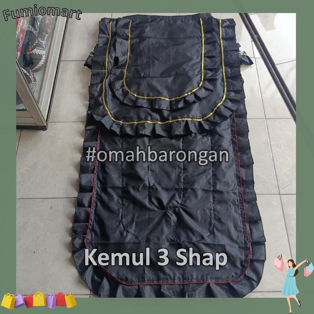 Kemul Barongan Anak SD Pentas Dewasa Warna Biru Hitam Merah Kuning Hijau Termurah