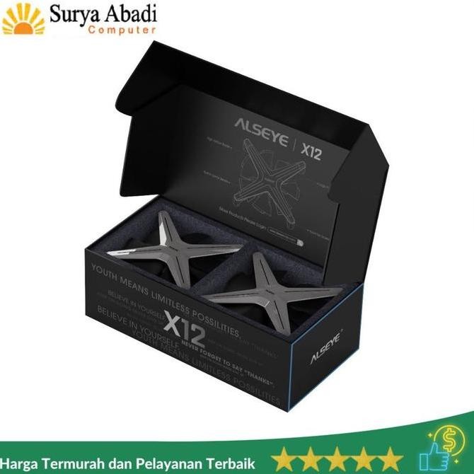 Dijual Alseye Xtreme X12 RGB Kit Fan Controller Isi 3PCS Berkualitas Original