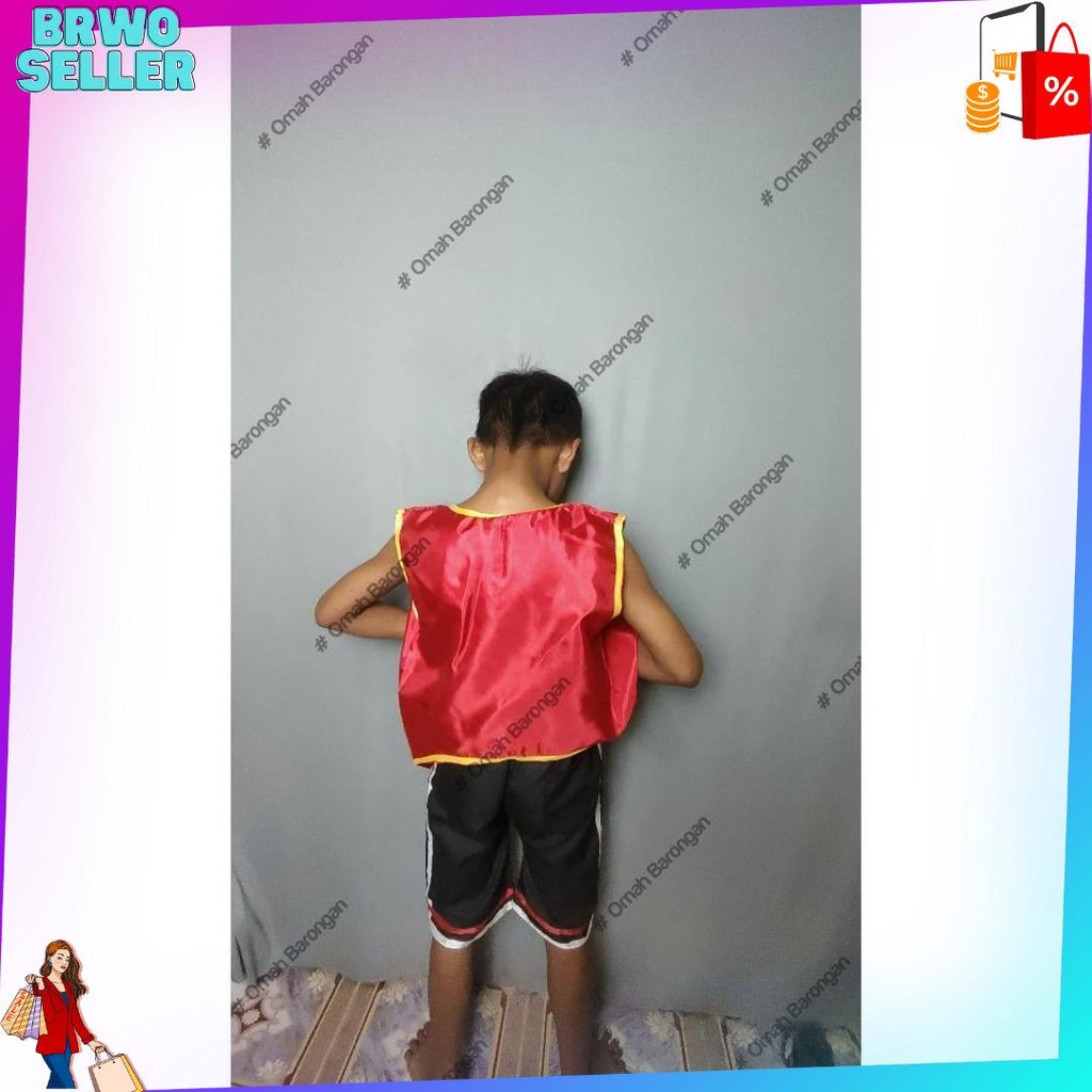 Baju Bujang Ganong Komplit Setelan Paket Set Ganong Rompi Dan Celana UNIK