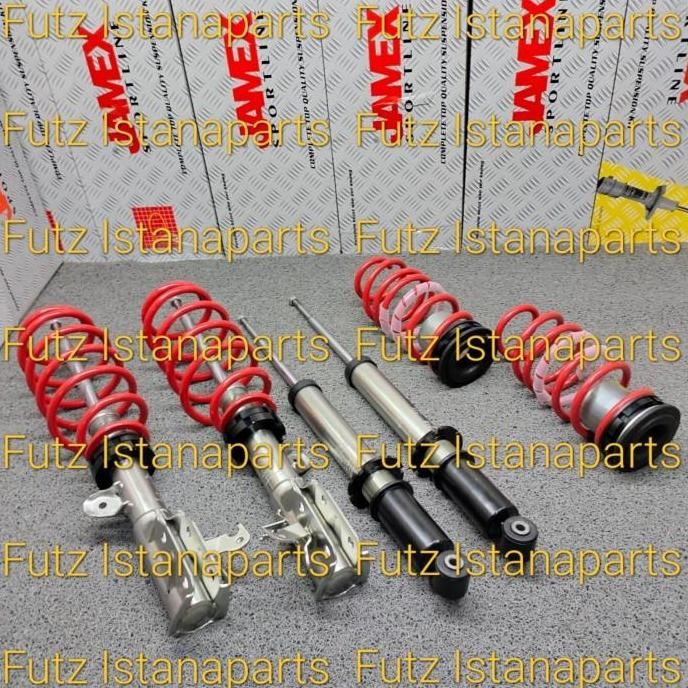 R Paket Shock Breaker Merk Jamex Coilover Honda Brio Depan Belakang Original 100%