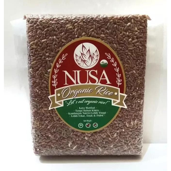 

Beras Merah Organik Nusa - Beras Pecah Kulit Dan Sosoh - Beras Merah Nusa Organic - Organic Rice