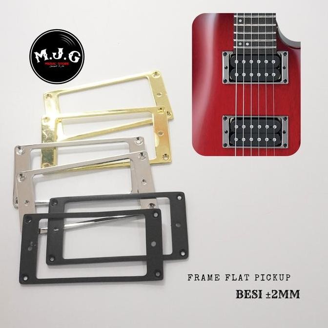 Frame pickup gitar besi chrome epiphone tokai kohan seymour duncan prs