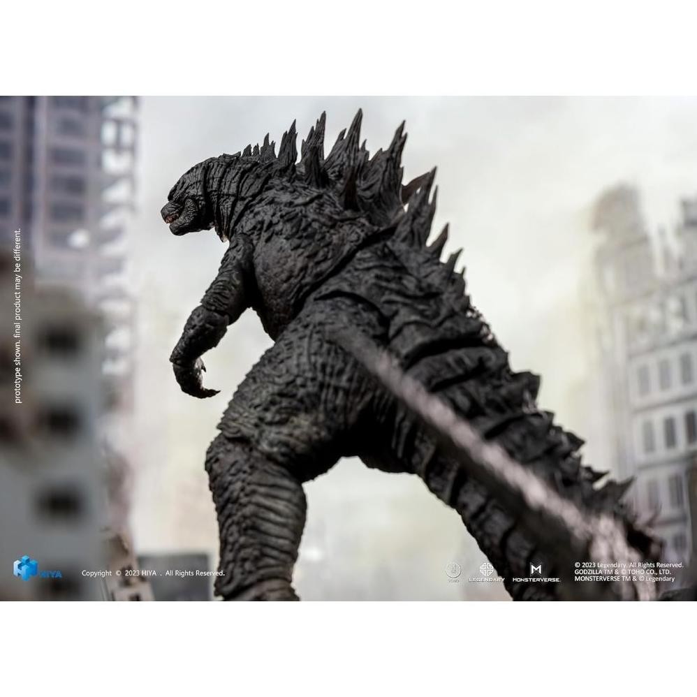 HIYA TOYS GODZILLA (2014): GODZILLA EXQUISITE BASIC PREVIEWS EXKLUSIVE ACTIONFIGUR OHNE MASTAB