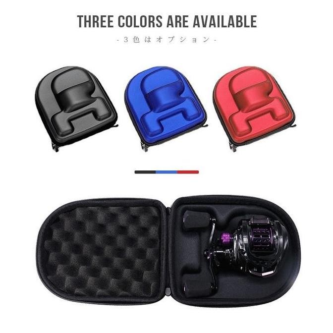 COD RyobiSeasir Eva Storeage Bag Tas Penyimpanan Gulungan Pancing Baitcasting, Tas Pelindung Gulunga