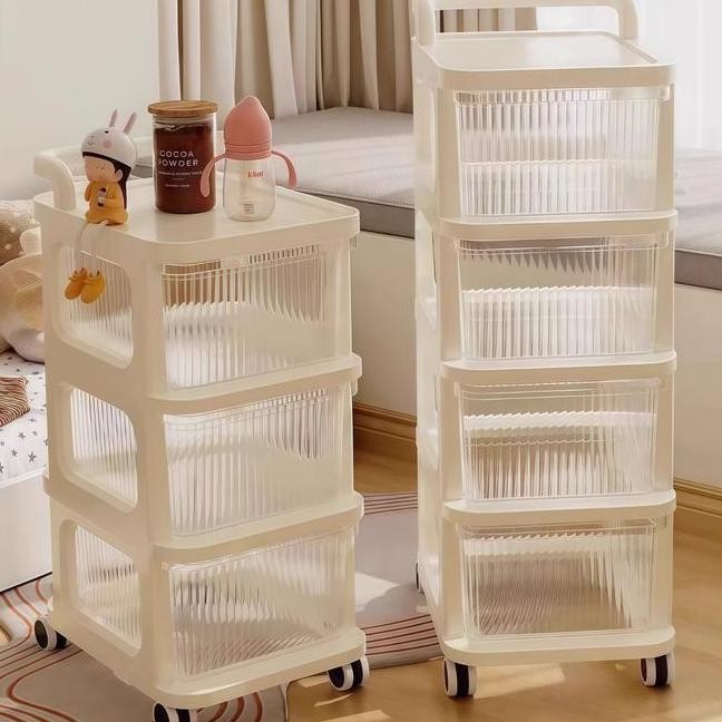 Minimalis Rak Troli Serbaguna Lemari Serbaguna Multifungsi Lemari Baju Bayi Trolley Rak Susun Serbag