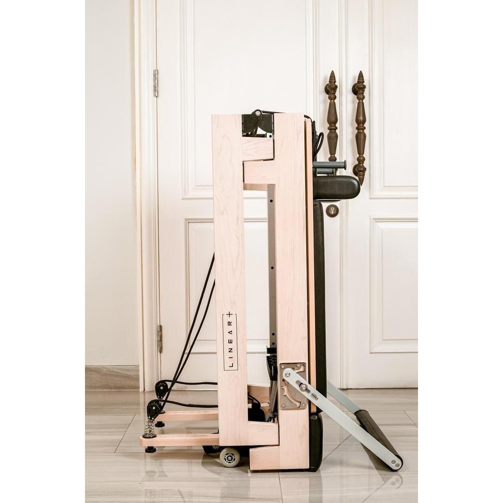 Linear+ Pilates Reformer Lipat Folding / Alat Mesin Pilates Reformer Olahraga