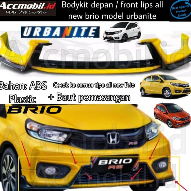 Body kit depan front lips all new brio model urbanite