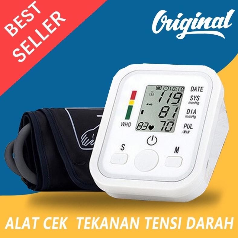 Tensimeter Digital Alat Cek Pengukur Tekanan Tensi Darah Digital Tensimeter Sphygmomanometer ORI