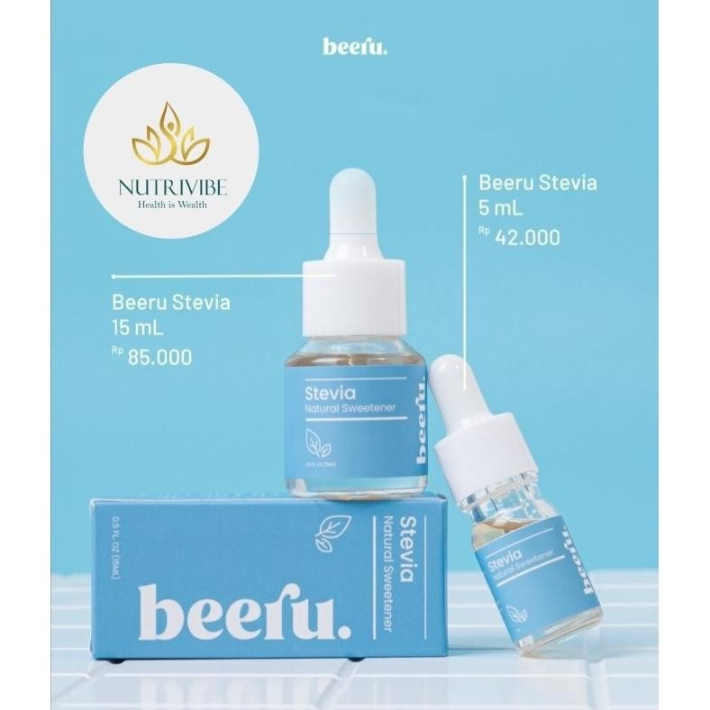 

BEERU STEVIA Natural Sweetener 15ml | ORIGINAL [exp 06.2026]