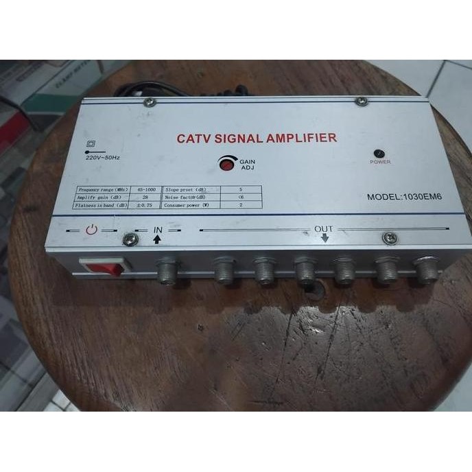 Catv Splitter Booster Antenna 6 Way