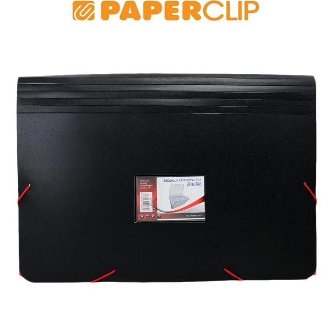 

PROMO - EXPANDING FILE BANTEX BICOLOUR FC 60 009 BLACK - RED