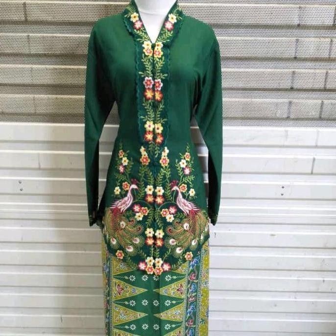 Setelan Kebaya Encim Cendrawasih/Katun Ima Premium/Kebaya Encim Katun