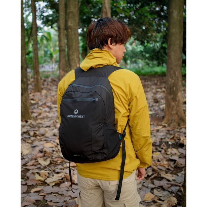OGO Tas Lipat GREENFOREST Raccoon 22l Ransel Hiking Waterproof Original