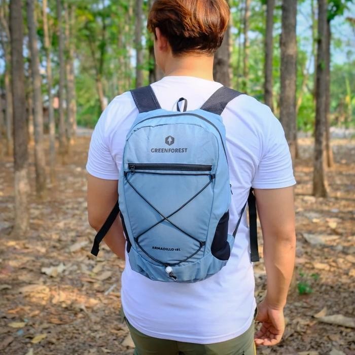 OGO GREENFOREST Armadilo 18l Tas Punggung Lipat Waterproof Original