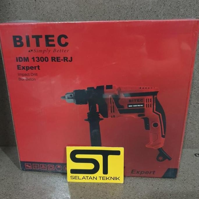 BEBAS ONGKIR - bitec idm 1300 rej bor listrik 13mm impact drill