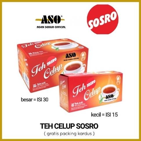 

Teh Celup Sosro ( isi 15 & 30 ) Toko Adriel