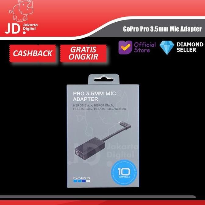 TERBARU - GoPro Pro .mm Mic Adapter