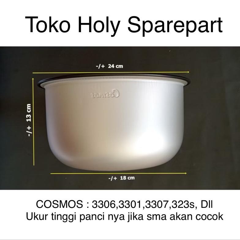 Panci Cosmos CRJ-3301 CRJ-3306 Panci Rice Cooker Magicom Cosmos CRJ3306 3301 323s,dll  1,8 L Liter p