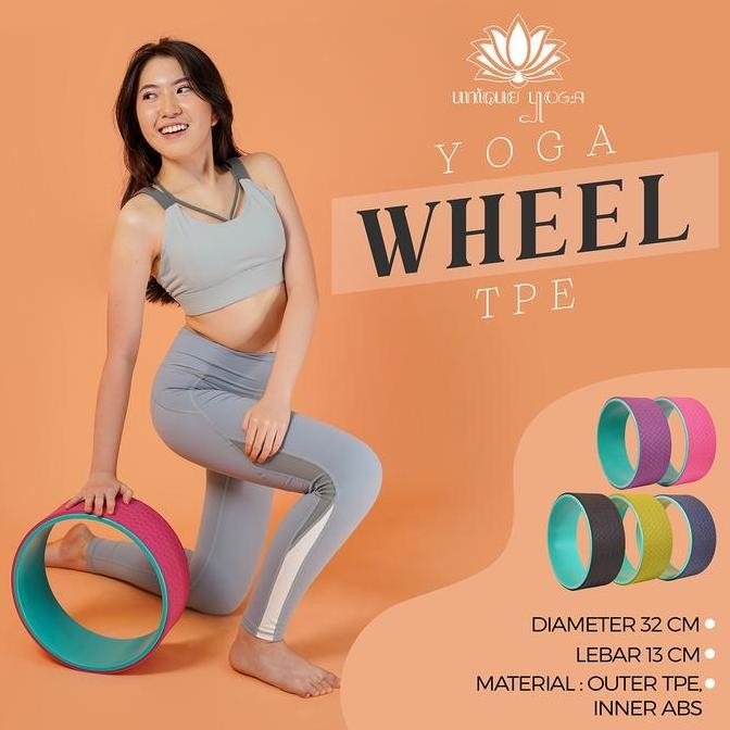 Yoga Wheel TPE / Sports Yoga Wheel Yoga Roller Rad for Back Pain / Wheel Yoga Pilates