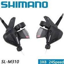 Premium Shifter 8 24 Speed Shimano M310 Kiri Kanan Operan Gigi Sepeda Lipat Seli Folding Sepasang Mi