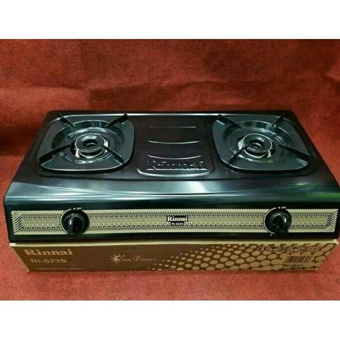 PAKET HEMAT KOMPOR + REGULATOR RINNAI RI 522S / RI-522S / RI 522 S / RI522 S (2 TUNGKU)