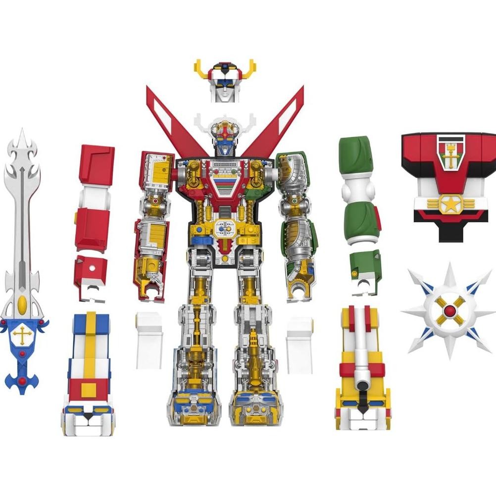 SUPER7 VOLTRON DEFENDER OF THE UNIVERSE (SHOGUN) - 9,5 CM VOLTRON ACTIONFIGUR MIT ZUBEHR VINTAGE