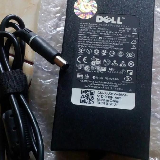 adapter adaptor charger dell xps 14 xps 15 xps 17 130 watt original